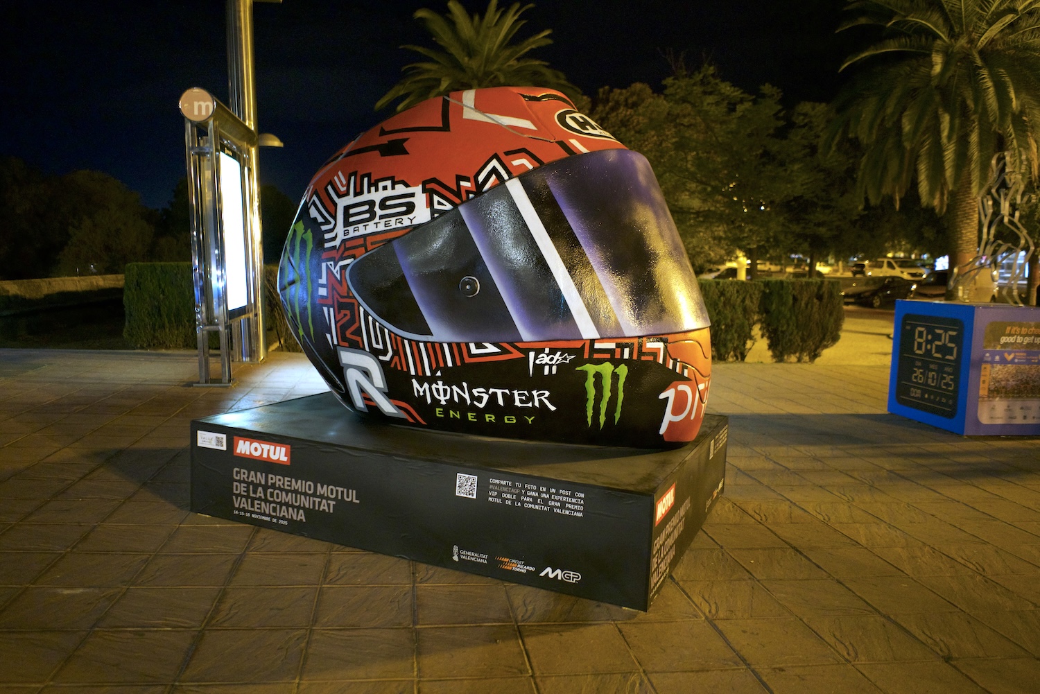 cascos moto gp valencia 2025