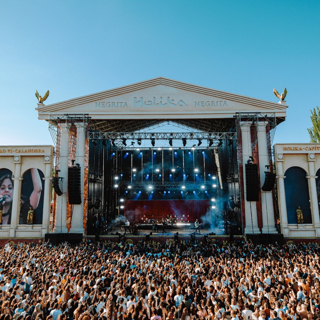 escenografía para grandes festivales